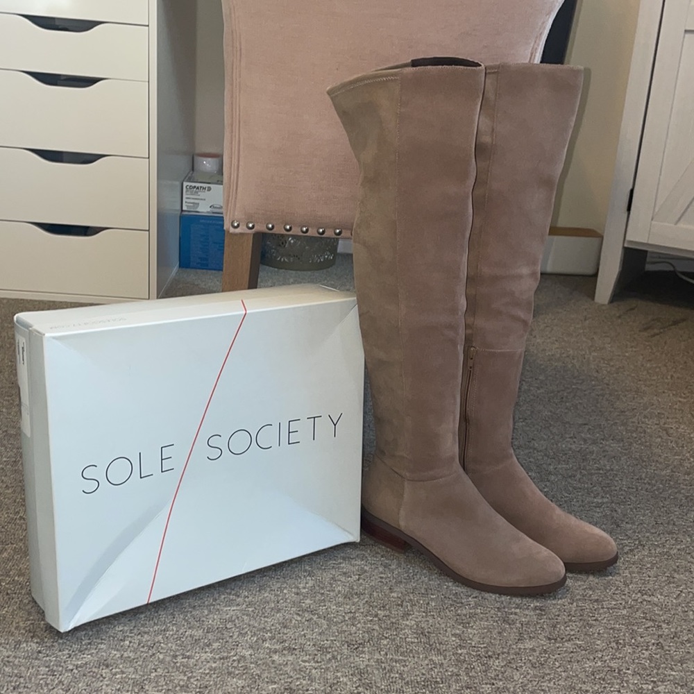 Sole Society Kinney Over the Knee Boot